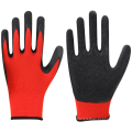 13 Gauge Polyester Crinkled Latex Palm Coated Gloves